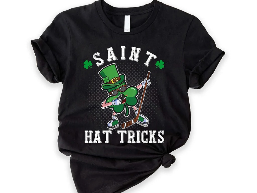 sports themed St. Patrick's Day t-shirt